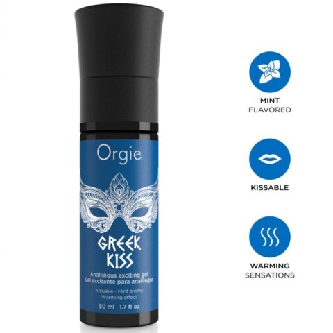 Orgie - greek kiss gel stimulant pour analingus menthe 50 ML