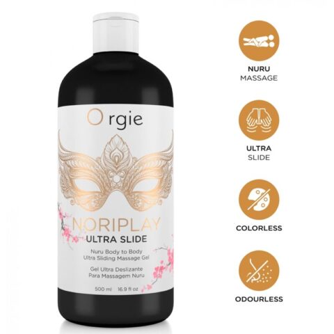 Orgie - noriplay ultra slide gel de massage nuru corps à corps 500 ML