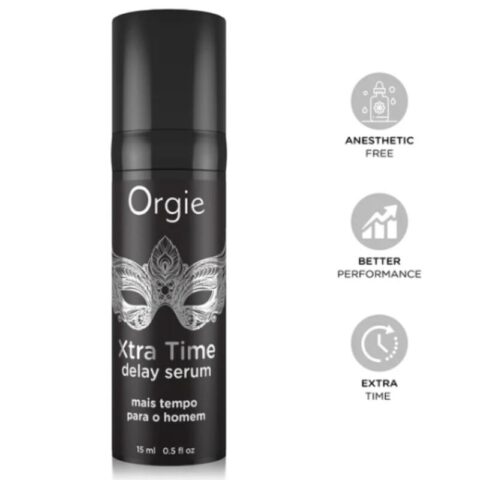 Orgie - sérum retardant à base de silicone xtra time sans anesthésiant 15 ML