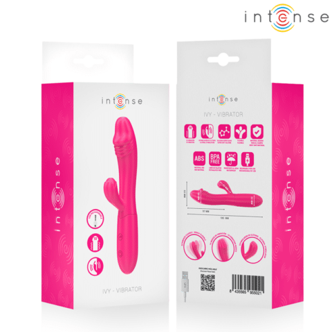 IVY vibrateur flexible 10 vibrations avec langue stimulante rose