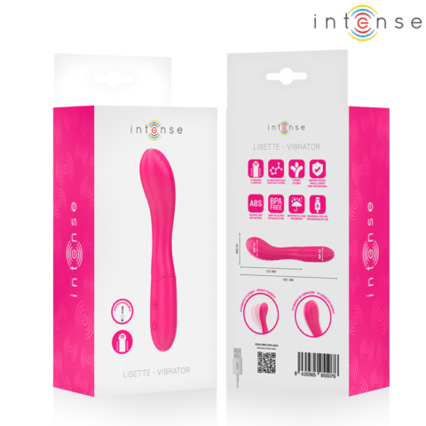 Lisette vibrateur 19 CM souple 10 vibrations rose