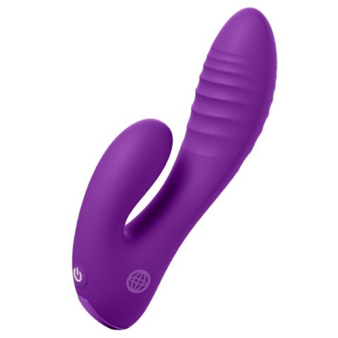 Fantasy FOR HER - amant secret vibrateur double point clitoris rechargeable violet