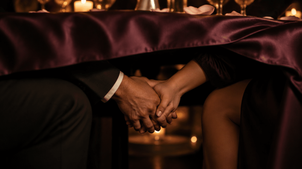 Culotte vibrante : ambiance complice et élégante pour un couple
