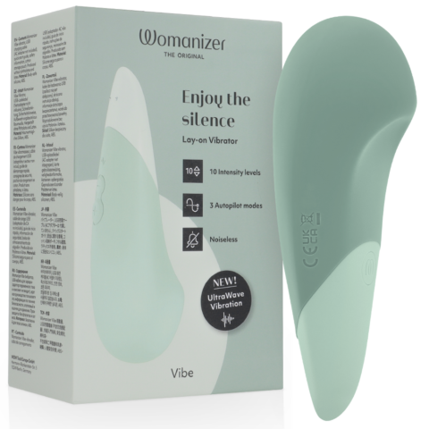 Womanizer - vibromasseur silencieux vibe lay-on sage