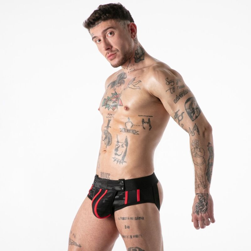 Locker gear - slip militaire complet rouge S, vue 2