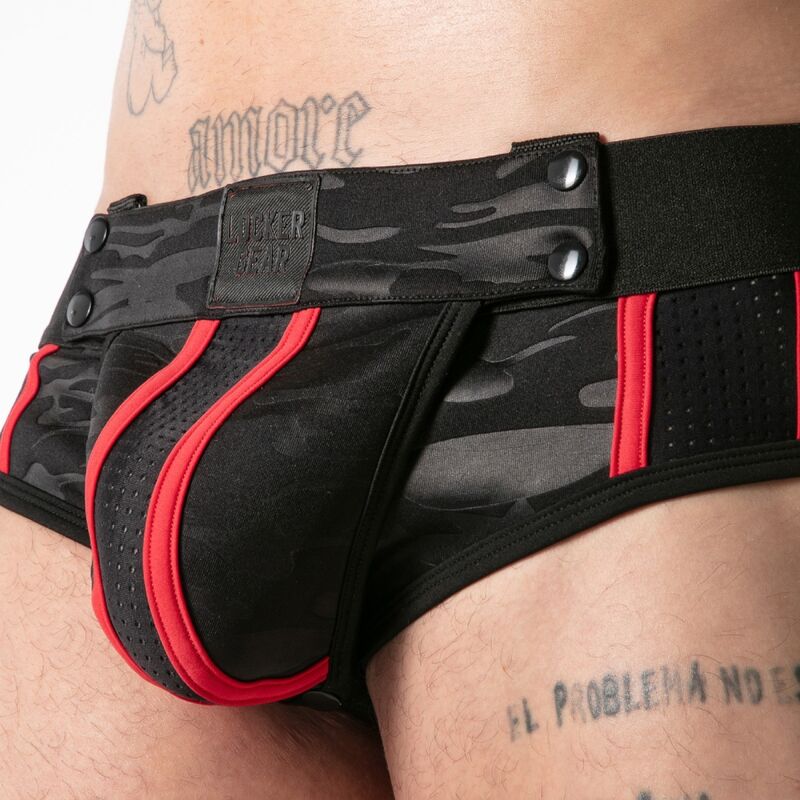 Locker gear - slip militaire complet rouge S, vue 5