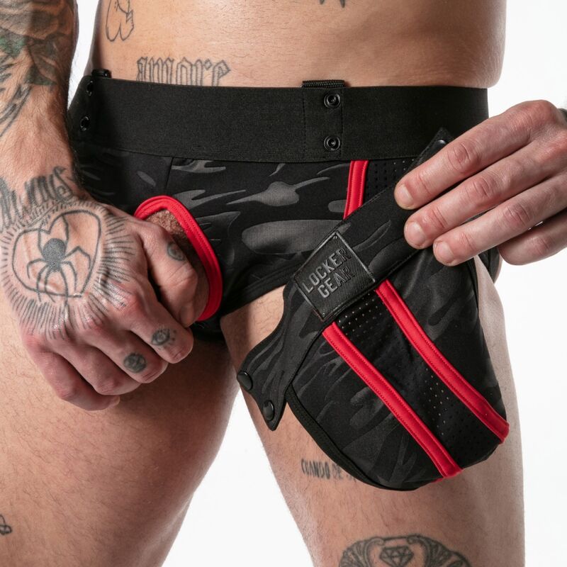 Locker gear - slip militaire complet rouge S, vue 6