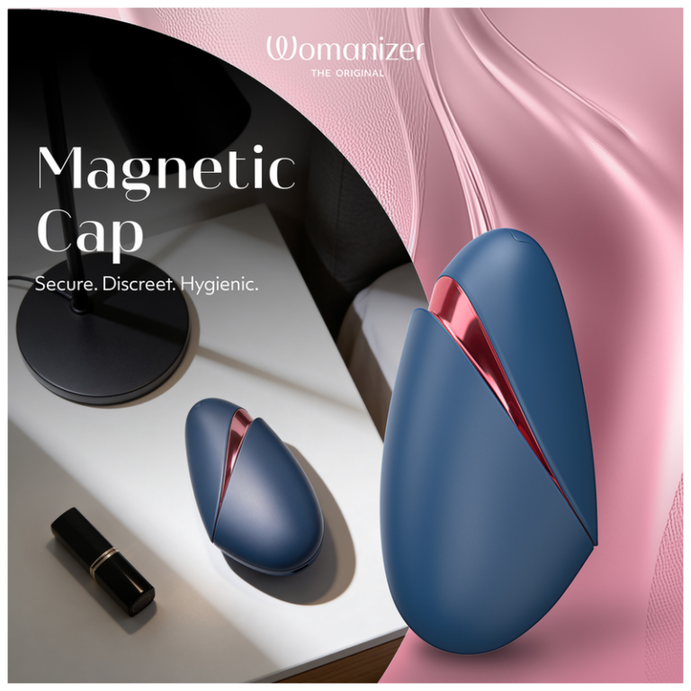 Womanizer - next liberty 3D pleasure AIR stimulateur clitorial bleu/rouge, vue 5