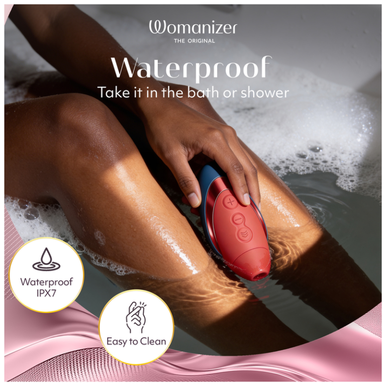 Womanizer - next liberty 3D pleasure AIR stimulateur clitorial bleu/rouge, vue 7