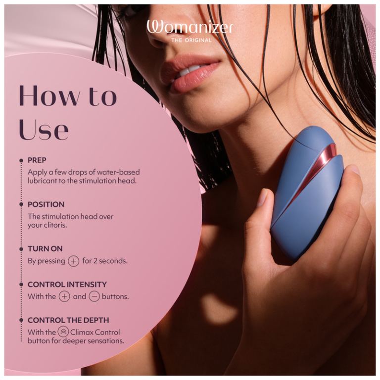 Womanizer - next liberty 3D pleasure AIR stimulateur clitorial bleu/rouge, vue 9