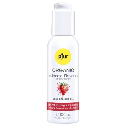 Pjur - gel délicieux oral BIO pour les amoureux à la fraise 100 ML