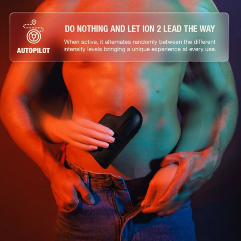 Arcwave - ION 2 stroker masculin avec stimulation par ondes d'air pulsées noir, vue 9