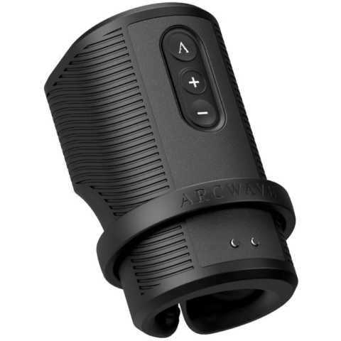 Arcwave - zing stroker masculin vibrant à double moteur noir