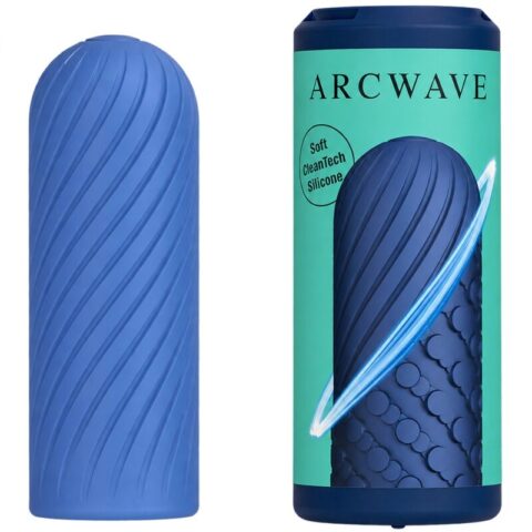 Arcwave - ghost stroker réversible en silicone bleu, vue 2