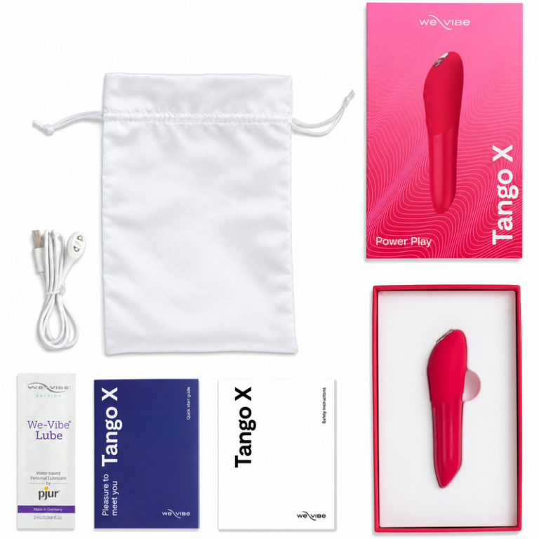 We-vibe - tango X vibrateur balle rechargeable rouge cerise, vue 4