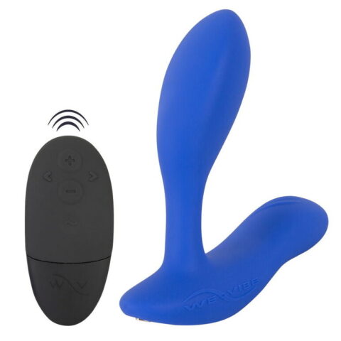 Vector+ masseur de prostate à double stimulation bleu royal — WE-VIBE