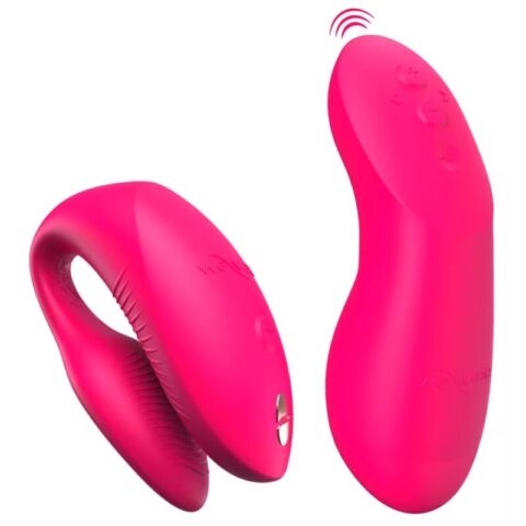 Vibrateur chorus PRO premium pour couples rose électrique — WE-VIBE